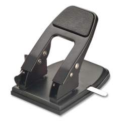 Officemate 50-Sheet Heavy-Duty Two-Hole Punch with Padded Handle, 1/4" Holes, Black (90082)