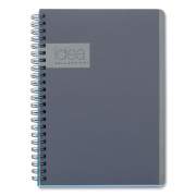 Oxford Idea Collective Professional Notebook, 1 Subject, Medium/College Rule, Gray Cover, 8 x 4.87, 80 Sheets (57010IC)