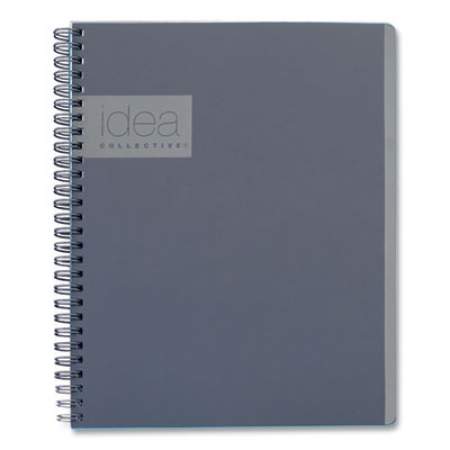 Oxford Idea Collective Professional Notebook, 1 Subject, Medium/College Rule, Gray Cover, 9.5 x 6.62, 80 Sheets (57013IC)