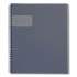 Oxford Idea Collective Professional Notebook, 1 Subject, Medium/College Rule, Gray Cover, 11 x 8.25, 80 Sheets (57016IC)