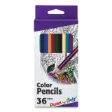 Pentel Arts Color Pencils, 1.98 mm, H (#3), Assorted Lead/Barrel Colors, 36/Pack (2735836)