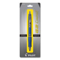 Pilot G2 Limited Gel Pen, Retractable, Fine 0.7 mm, Black Ink, Blue Barrel (31540)