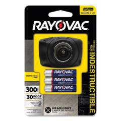 Rayovac Virtually Indestructible LED Headlight, 3 AAA Batteries (Included), 136 m Projection, Black (2667680)