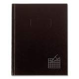 Blueline Professional Computation/Laboratory Notebook, Quadrille Rule, Black Cover, 9.25 x 7.25, 96 Sheets (A9Q)