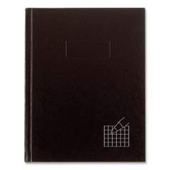 Blueline Professional Quad Notebook, Quadrille Rule, Black Cover, 9.25 x 7.25, 96 Sheets (384619)
