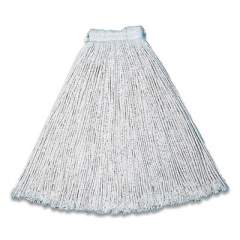 Rubbermaid Commercial Cut-End Cotton Wet Mop Heads, #24, White (852063)