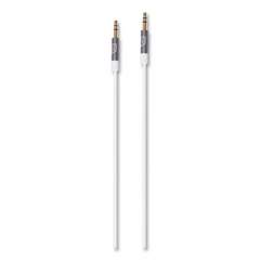 Targus iStore 3.5 mm AUX Audio Cable, 4.9 ft, White (2821528)
