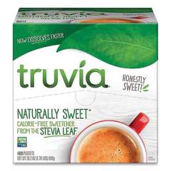 Truvia Natural Sugar Substitute, 0.07 oz Packet, 400 Packets/Box (1053787)