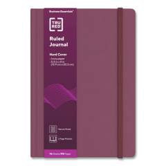 TRU RED Hardcover Business Journal, Narrow Rule, Purple Cover, 8 x 5.5, 96 Sheets (24383515)