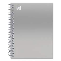 TRU RED Mini One-Subject Notebook, Medium/College Rule, Gray Cover, 5.5 x 3.3, 200 Sheets (24422968)