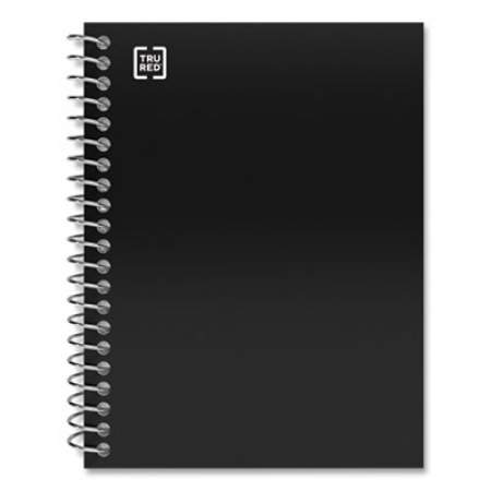 TRU RED Mini One-Subject Notebook, Medium/College Rule, Black Cover, 5.5 x 3.3, 200 Sheets (24422974)