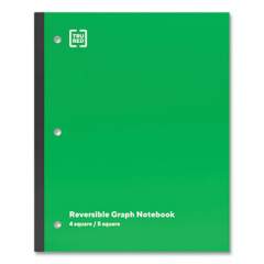 TRU RED Wireless One-Subject Notebook, Quadrille Rule, Green Cover, 11 x 8.5, 80 Sheets (24423015)