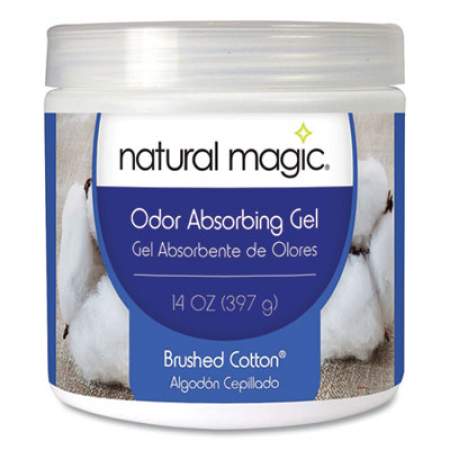Natural Magic Odor Absorbing Gel, Brushed Cotton, 14 oz Jar (949481)