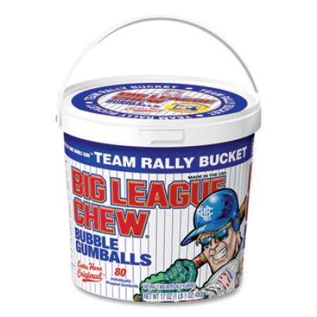 Big League Chew Bubble Gum Balls, Outta' Here Original, 80 Balls/Tub (24355379)