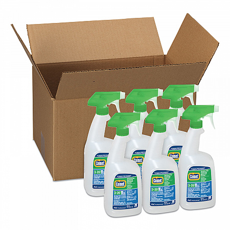 Disinfecting-Sanitizing Bathroom Cleaner, Citrus Scent, 32 oz Trigger Spray Bottle, 6/Carton (19214)