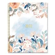 Blueline Monthly 14-Month Planner, Spring Floral Watercolor Artwork, 11 x 8.5, Multicolor Cover, 14-Month (Dec to Jan): 2021 to 2023 (C701PG02)