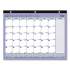Brownline Academic 13-Month Desk Pad Calendar, 11 x 8.5, Black Binding, 13-Month (July to July): 2021  to 2022 (CA181721)