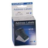 Seiko SLP-2RL Self-Adhesive Address Labels, 1.12" x 3.5", White, 130 labels/Roll, 2 Rolls/Box