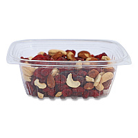 PLA Rectangular Deli Containers, 12 oz, 4.8 x 5.9 x 2.1, Clear, Plastic, 900/Carton (RDCS12)