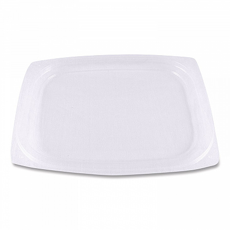 PLA Rectangular Deli Container Lids, 4.8 x 5.9 x 0.3, Clear, Plastic, 900/Carton (RDLCS8)