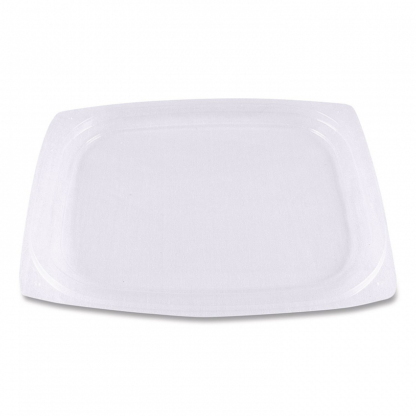 PLA Rectangular Deli Container Lids, 4.8 x 5.9 x 0.3, Clear, Plastic, 900/Carton (RDLCS8)