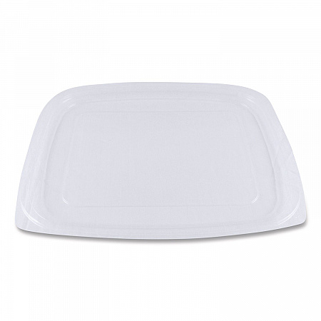 PLA Rectangular Deli Container Lids, 6.5 x 7.5 x 0.3, Clear, Plastic, 600/Carton (RDLCS24)