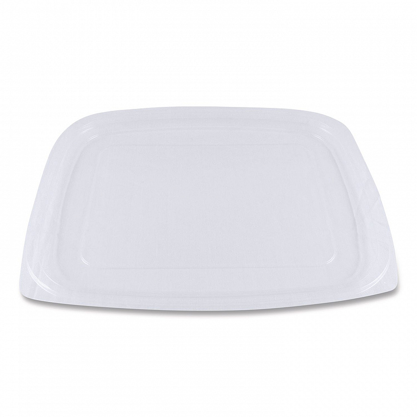 PLA Rectangular Deli Container Lids, 6.5 x 7.5 x 0.3, Clear, Plastic, 600/Carton (RDLCS24)