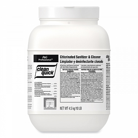 Powdered Sanitizer/Cleanser, 10 lb Bucket, 3/Carton (02580)