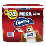 Charmin Ultra Strong Bathroom Tissue, Septic Safe, 2-Ply, 4 x 3.92, White, 264 Sheet/Roll, 18/Pack (61079)