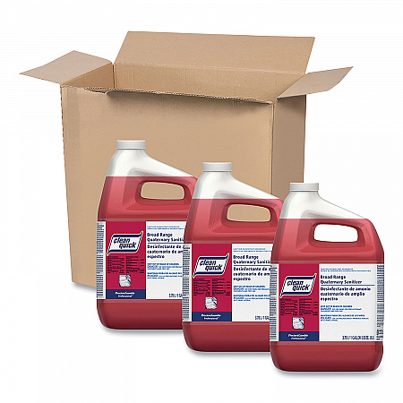 Broad Range Quaternary Sanitizer, Sweet Scent, 1 gal Bottle, 3/Carton (07535)