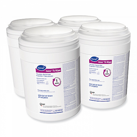 Oxivir TB Disinfectant Wipes, 6 x 6.9, Characteristic Scent, White, 160/Canister, 4 Canisters/Carton (101105152)