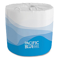 Pacific Blue Select Embossed Bathroom Tissue In Dispenser Box, Septic Safe, 2-Ply, White, 550 Sheets/roll, 40 Rolls/carton (1824001)