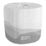 Georgia Pacific Professional Pacific Blue Basic Embossed Bathroom Tissue, Septic Safe, 1-Ply, White, 550 Sheets/Roll, 40 Rolls/Carton (1984101)