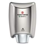 WORLD DRYER SMARTdri Hand Dryer, Brushed Stainless Steel (K973A2)