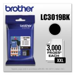 Brother LC3019BK Innobella Super High-Yield Ink, 2,800 Page-Yield, Black