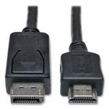 Tripp Lite Display Port to HDMI Adapter Cable, 3 ft, Black (P582003)
