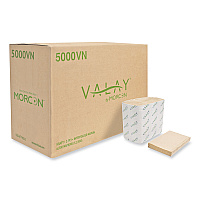 Valay Interfolded Napkins, 2-Ply, 6.5 x 8.25, Kraft, 6,000/Carton (5000VN)