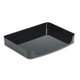 Officemate 2200 Series Side-Loading Desk Tray, 1 Section, Letter Size Files, 13.63" x 10.25" x 2", Black (22202)