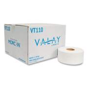 Morcon Jumbo Bath Tissue, Septic Safe, 2-Ply, White, 750 ft, 12 Rolls/Carton (VT110)