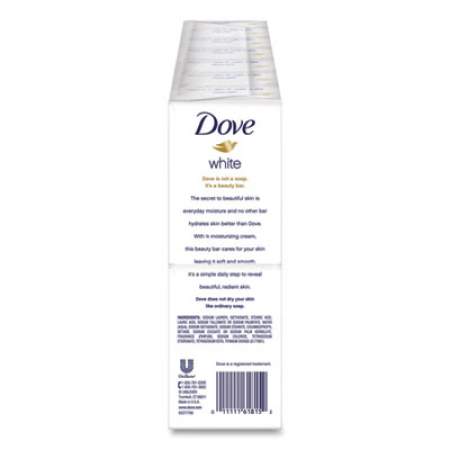 Dove White Beauty Bar, Light Scent, 3.75 oz, 72/Carton (CB610795CT)