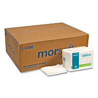 Morsoft 1/4 Fold Lunch Napkins, 1-Ply, 11.8 x 11.8, White, 6,000/Carton (1250)