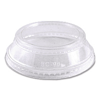 PLA Clear Cold Cup Lids, Dome Lid, Fits 9 oz to 24 oz Parfait Cups, Plastic, Clear, 1,000/Carton (CPLCS12SH)