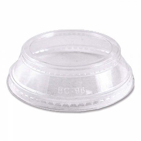 PLA Clear Cold Cup Lids, Dome Lid, Fits 9 oz to 24 oz Parfait Cups, Plastic, Clear, 1,000/Carton (CPLCS12SH)