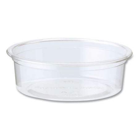 World Centric PLA Clear Cold Cups, Flat Style, 2 oz, Clear, 2,000/Carton (CPCS2SF)
