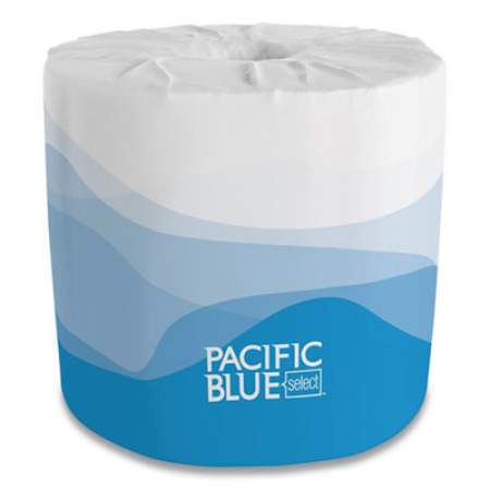 Georgia Pacific Professional Pacific Blue Select Bathroom Tissue, Septic Safe, 2-Ply, White, 550 Sheet/Roll, 80 Rolls/Carton (1828001)
