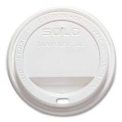 Dart Cappuccino Dome Sipper Lids, Fits 10 oz to 24 oz Cups, White, Polystyrene, 500/Carton (WTLP316)
