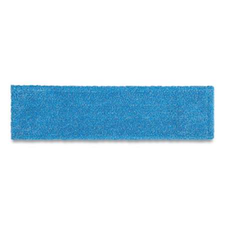 Rubbermaid Commercial Adaptable Flat Mop Pads, Microfiber, 19.5 x 5.5, Blue (2132427)