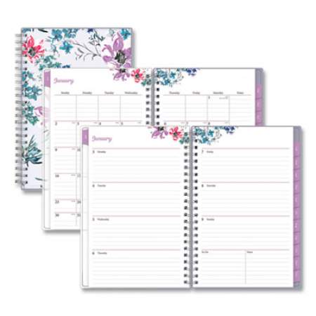 Blue Sky Laila Create-Your-Own Cover Weekly/Monthly Planner, Wildflower Artwork, 8 x 5, Multicolor Cover, 12-Month (Jan-Dec): 2022 (137276)