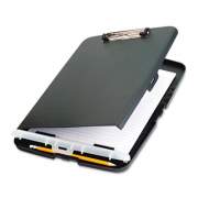 Officemate Low Profile Storage Clipboard, 1/2" Capacity, Holds 9w x 12h, Charcoal (83308)