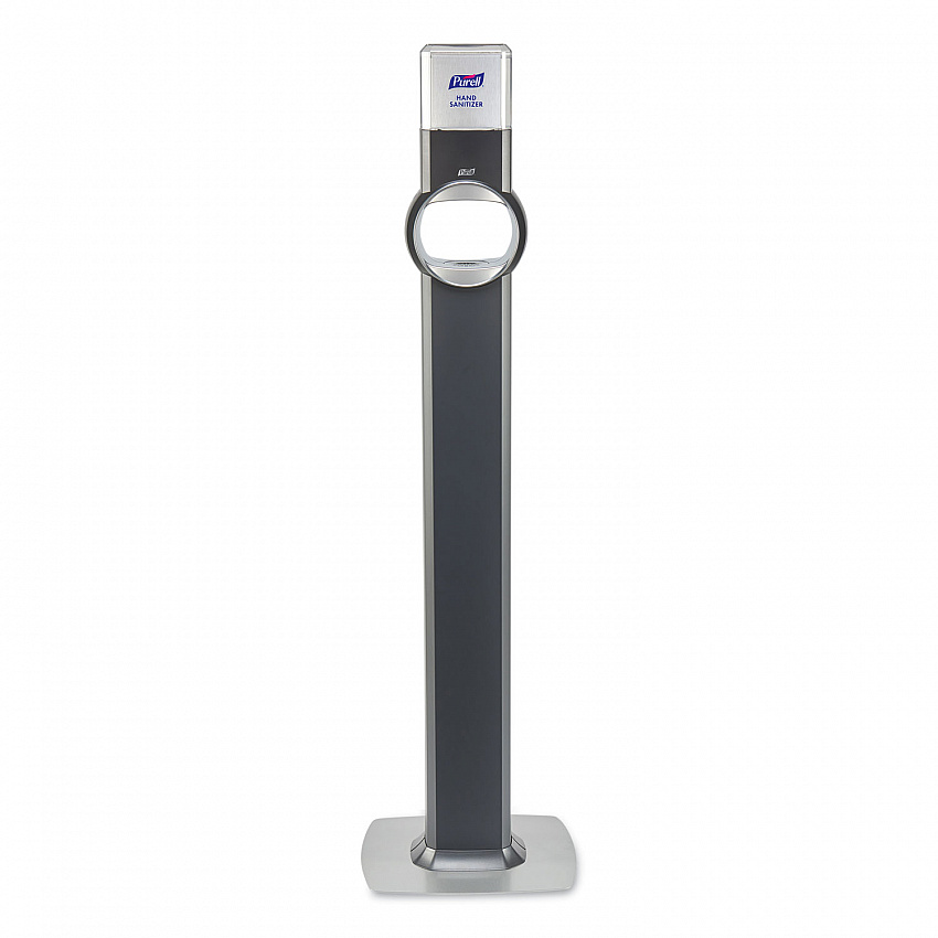 FS6 Touch-Free Floor Stand Dispenser, 1,200 mL, 12.5 x 11.3 x 38.5, Graphite (6424DS)